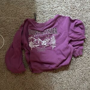 Purple crewneck